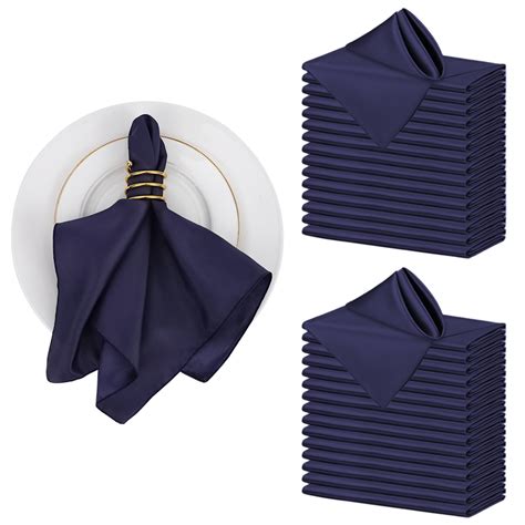 navy blue cloth napkins bulk